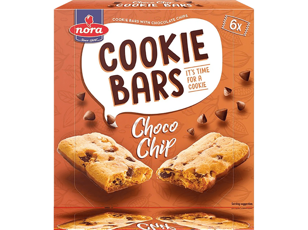 Bolachas Choco Chips 144 G - NORA