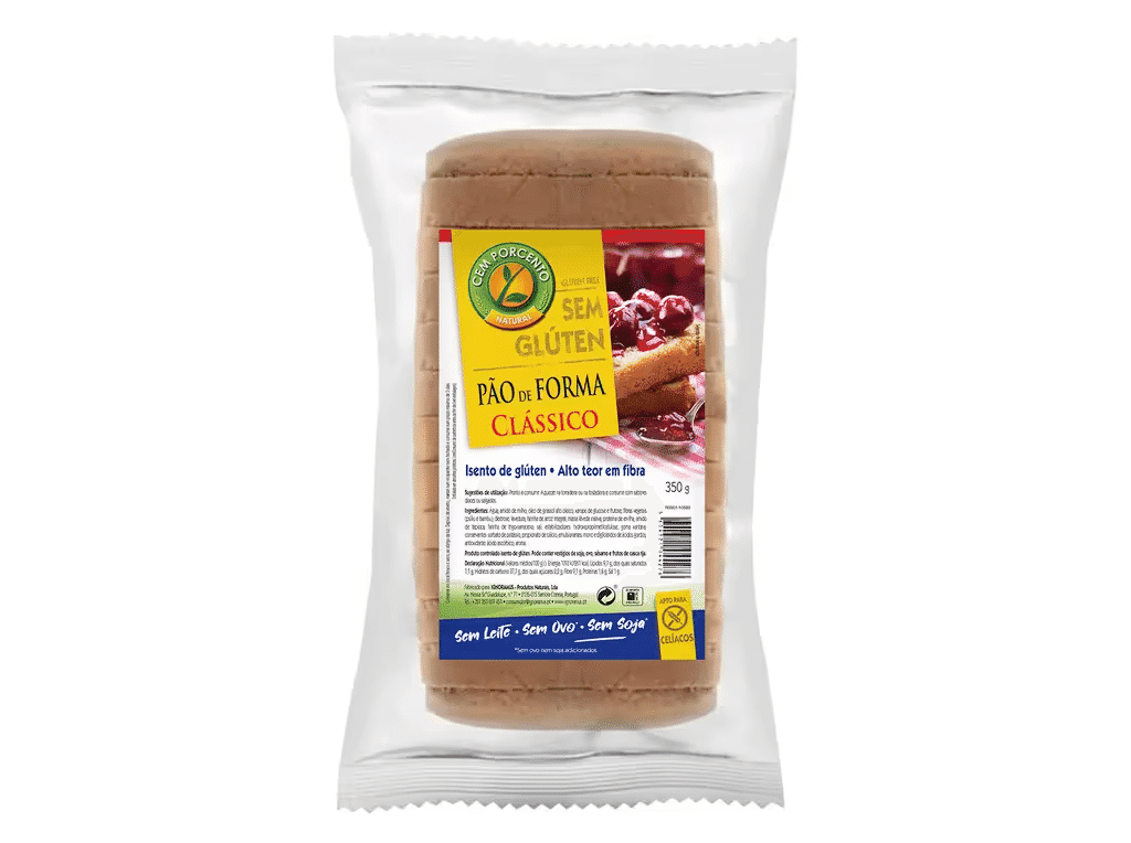 Pão Classico 350g - CEM PORCENTO