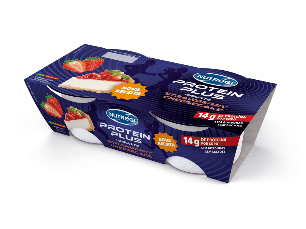 Iogurte Proteina Strawberry Cheesecake 2 X 140g - NUTRÃGI