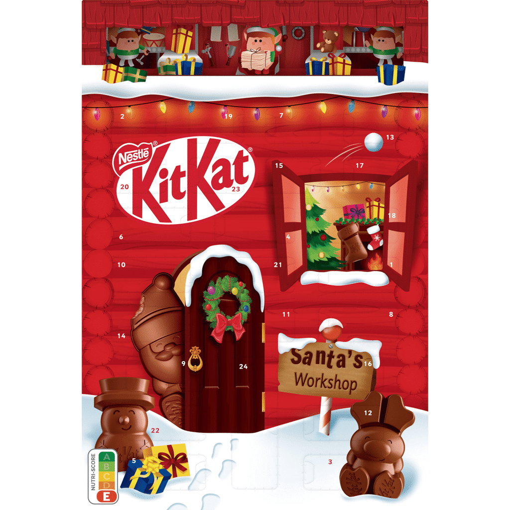 Calendário do Advento de Chocolate - KIT KAT