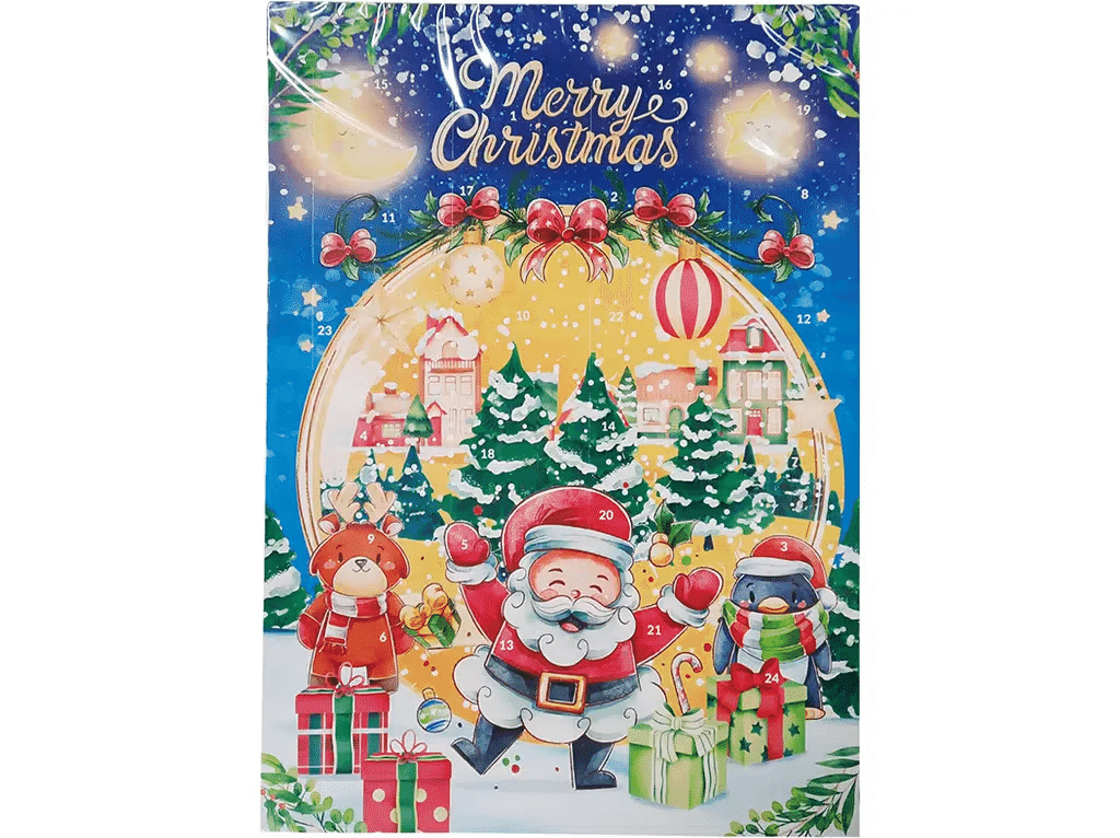 Calendário Advento Natal 50g -