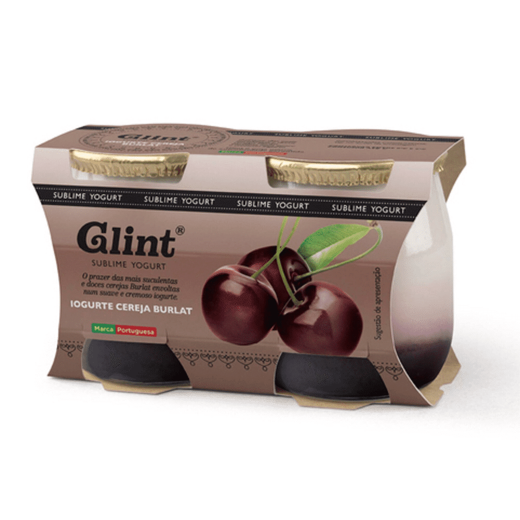 Iogurte Cremoso Pedaços Cereja - GLINT