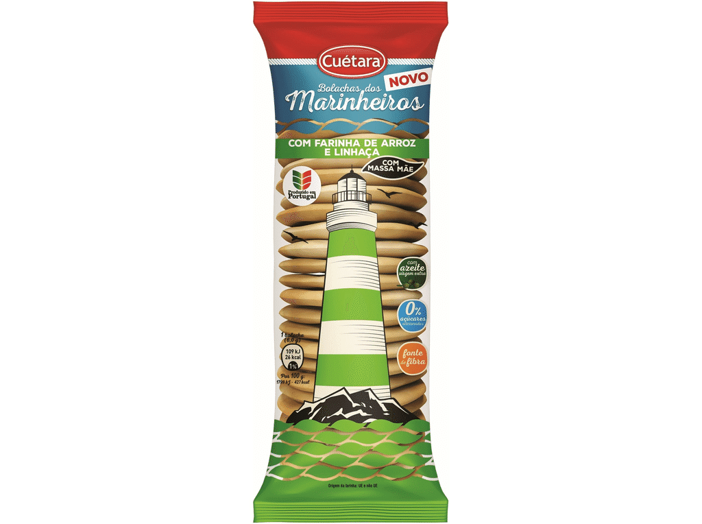 Bolachas Marinheiros Arroz-linhaça 150g - CUÉTARA