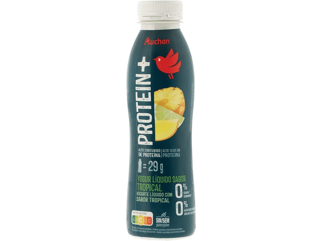 Iogurte Líq+proteína Magro Tropical 400g - AUCHAN