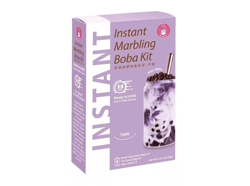 Kit Bubble Tea Taro 240g - O'S BUBBLE