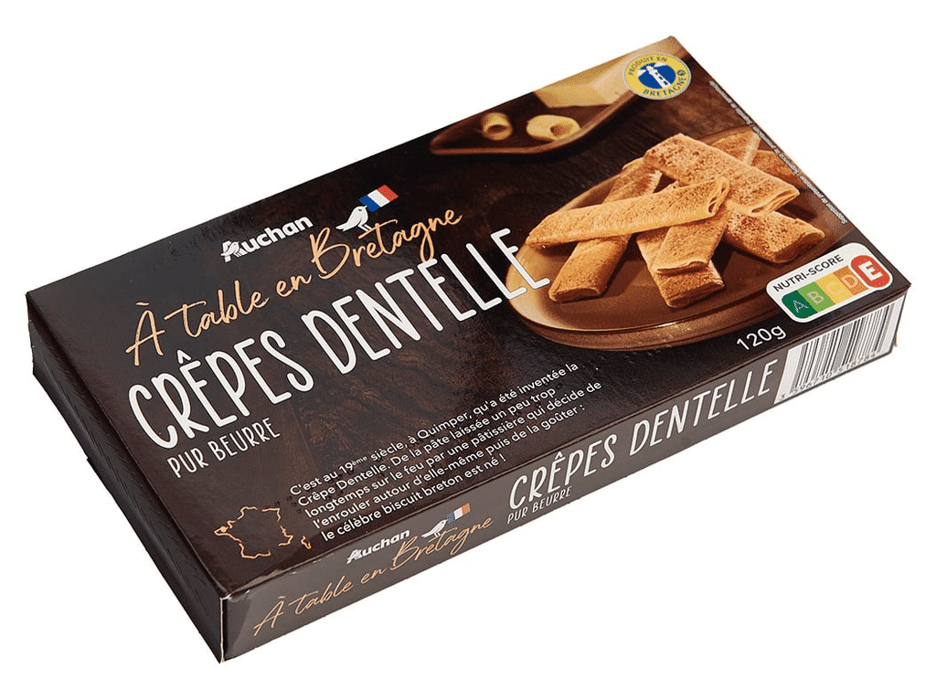 Bolacha Crepe Dentelle À Mesa Em França 120g - AUCHAN
