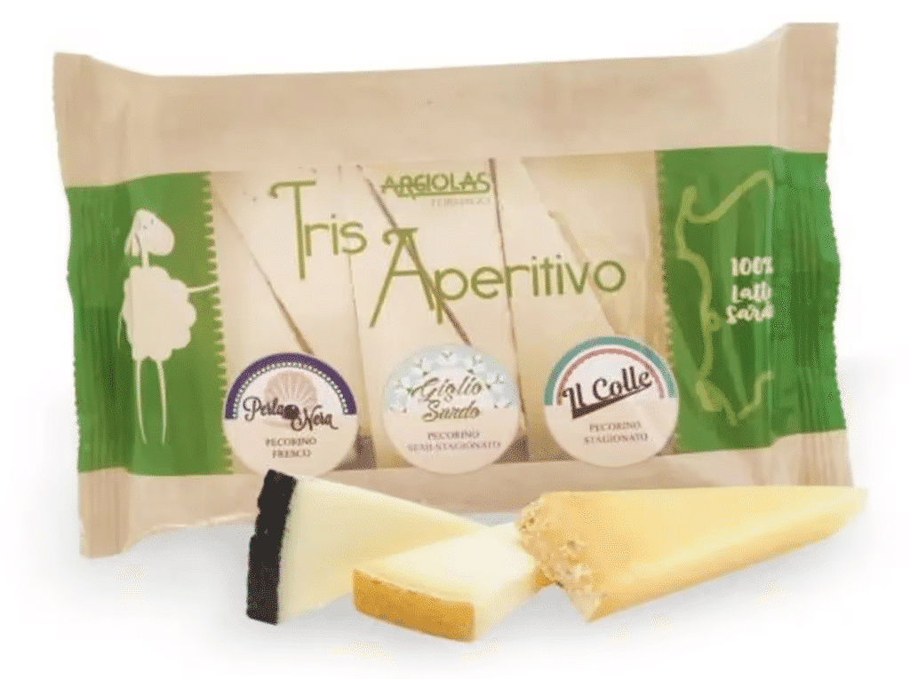 Tábua Pecorino 3 Curas Aperitivo 200g - ARGIOLAS