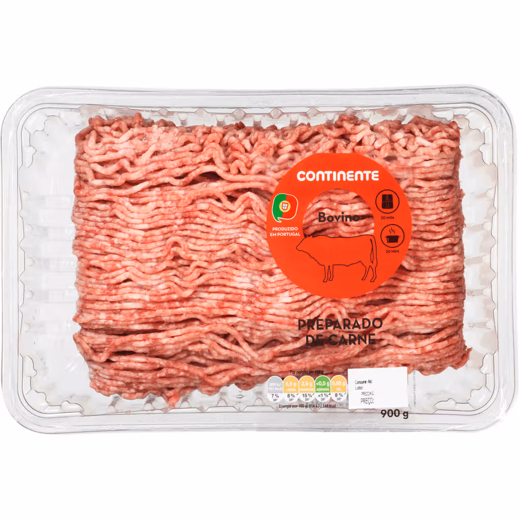 Preparado de Carne Picada de Bovino - CONTINENTE