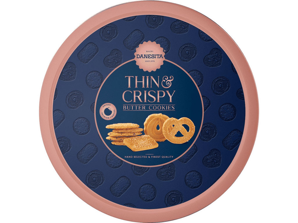 Butter Cookies Thin & Crispy 400g - DANESITA