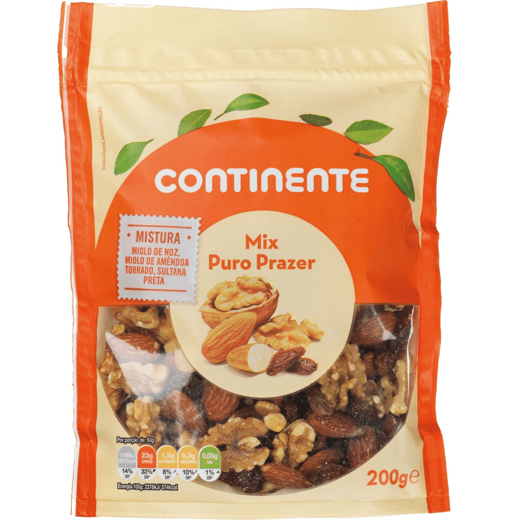 Mix Frutos Secos Puro Prazer - CONTINENTE