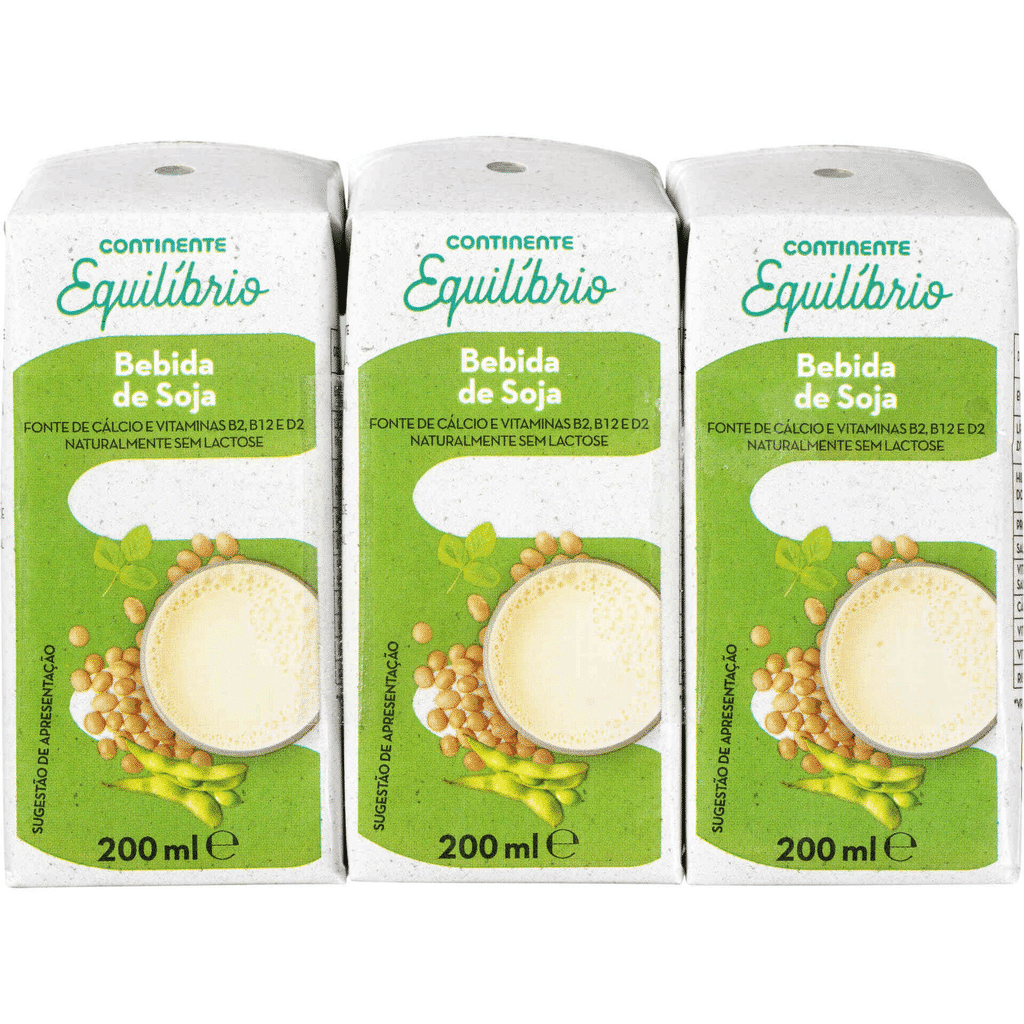 Bebida Vegetal de Soja Natural - CONTINENTE EQUILÍBRIO