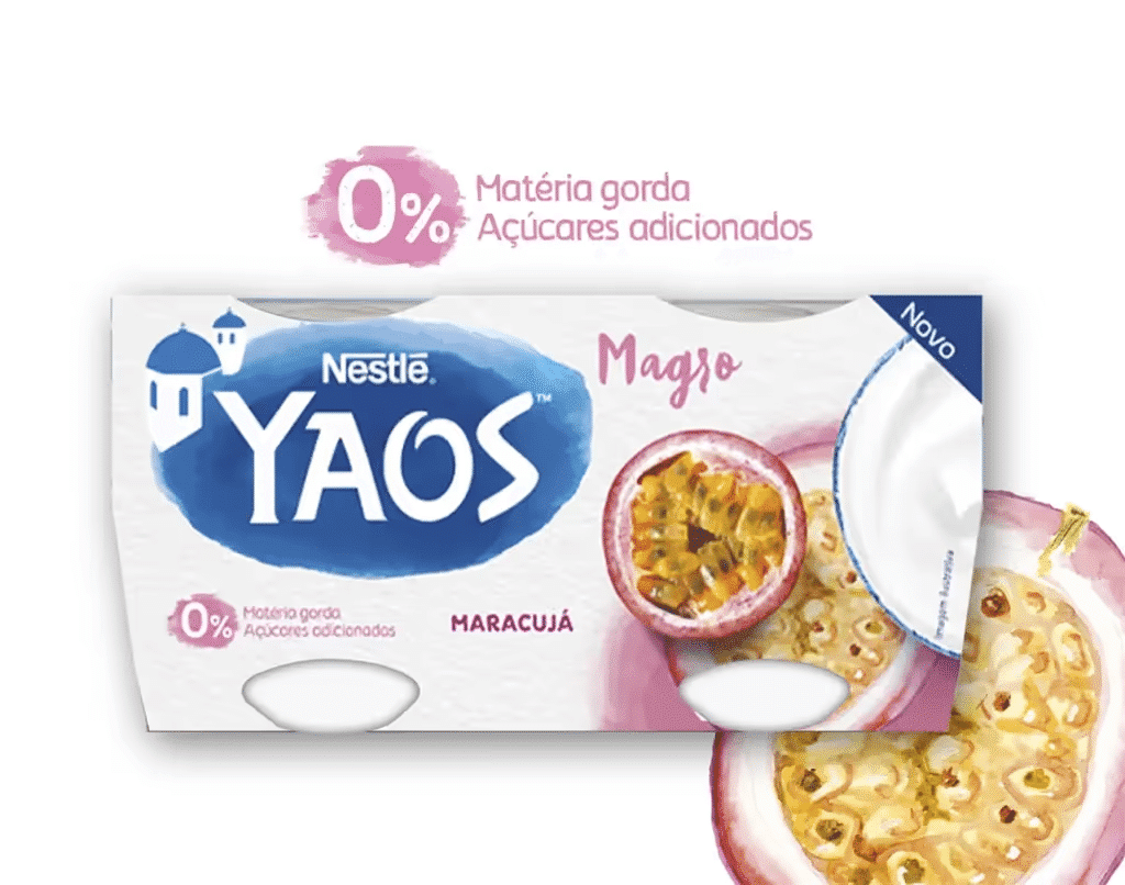 Iogurte Yaos Grego Magro Maracujá - NESTLÉ