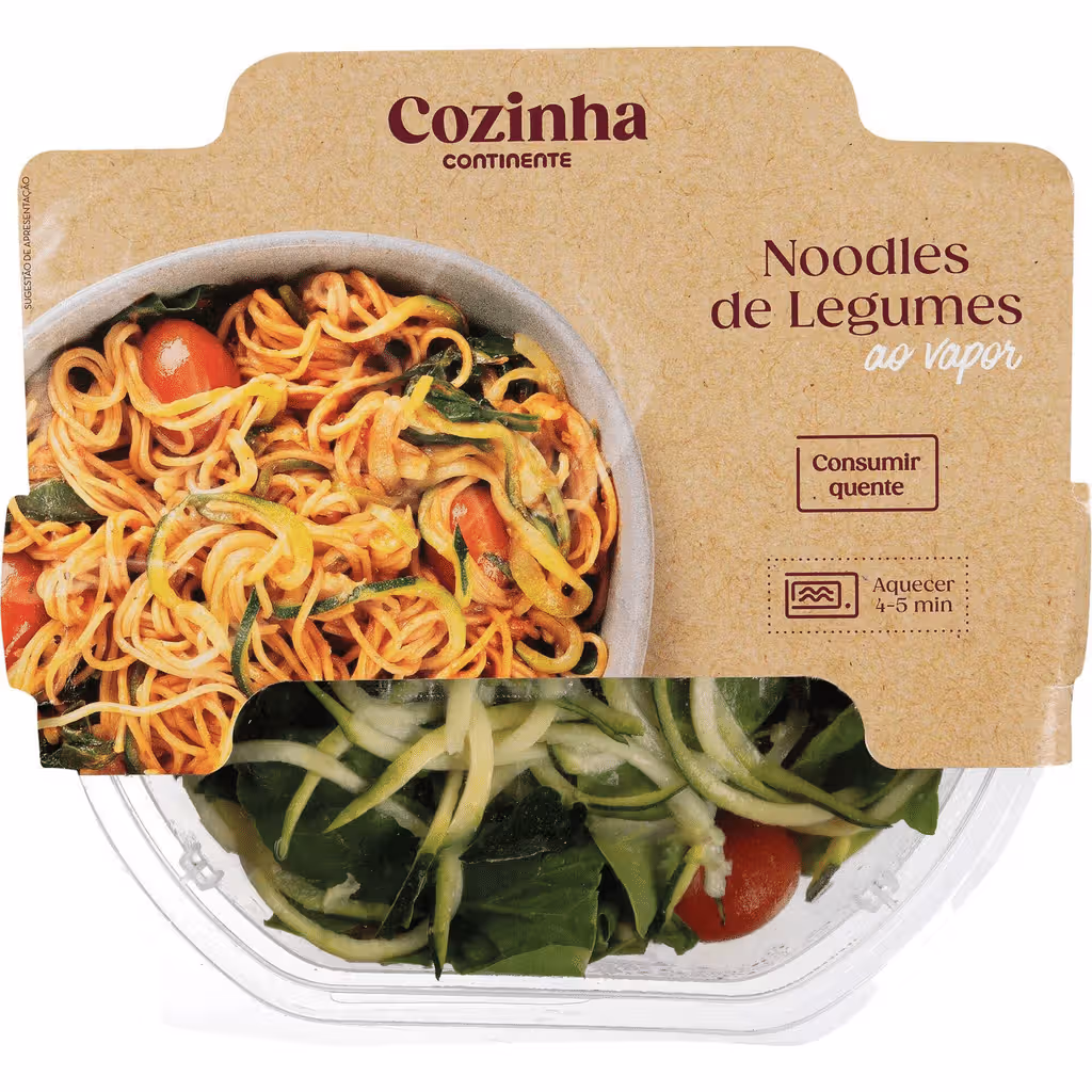 Noodles de Legumes ao Vapor - COZINHA CONTINENTE