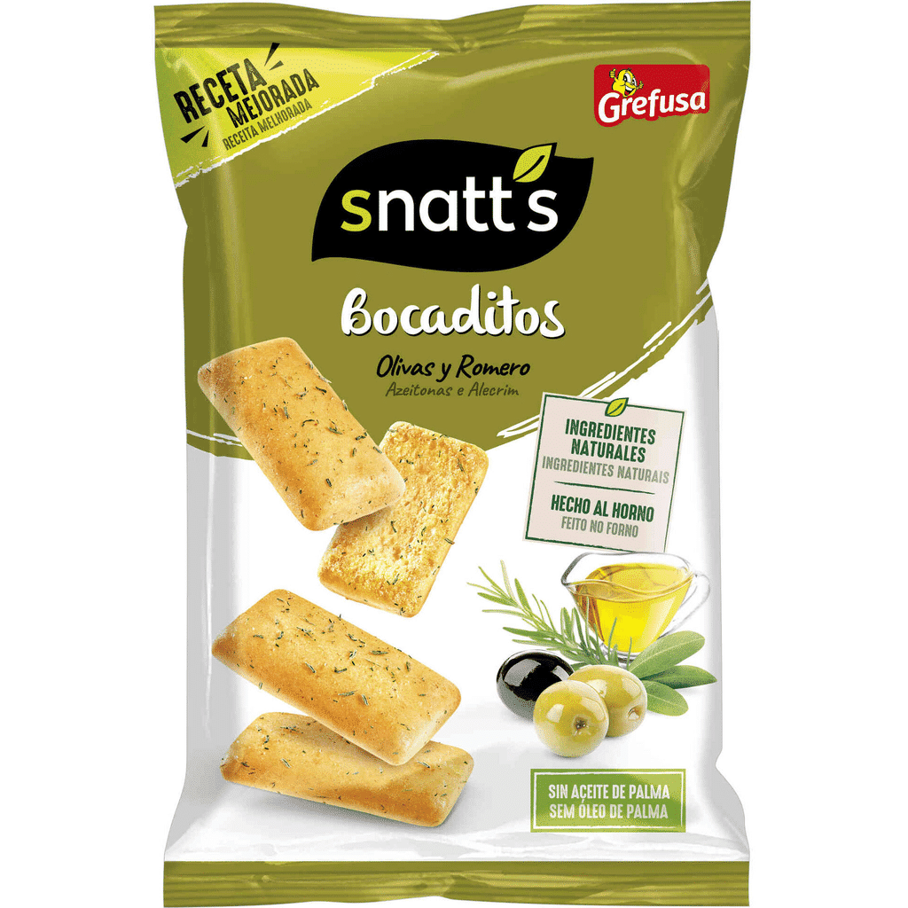Tostas com Azeitona e Alecrim - SNATT'S