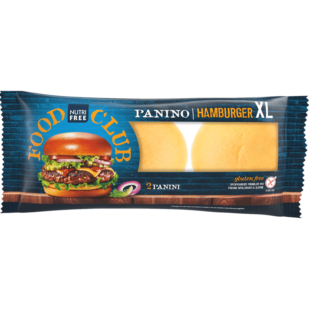 Pão de Hambúrguer Panino Xl sem Glúten - NUTRIFREE