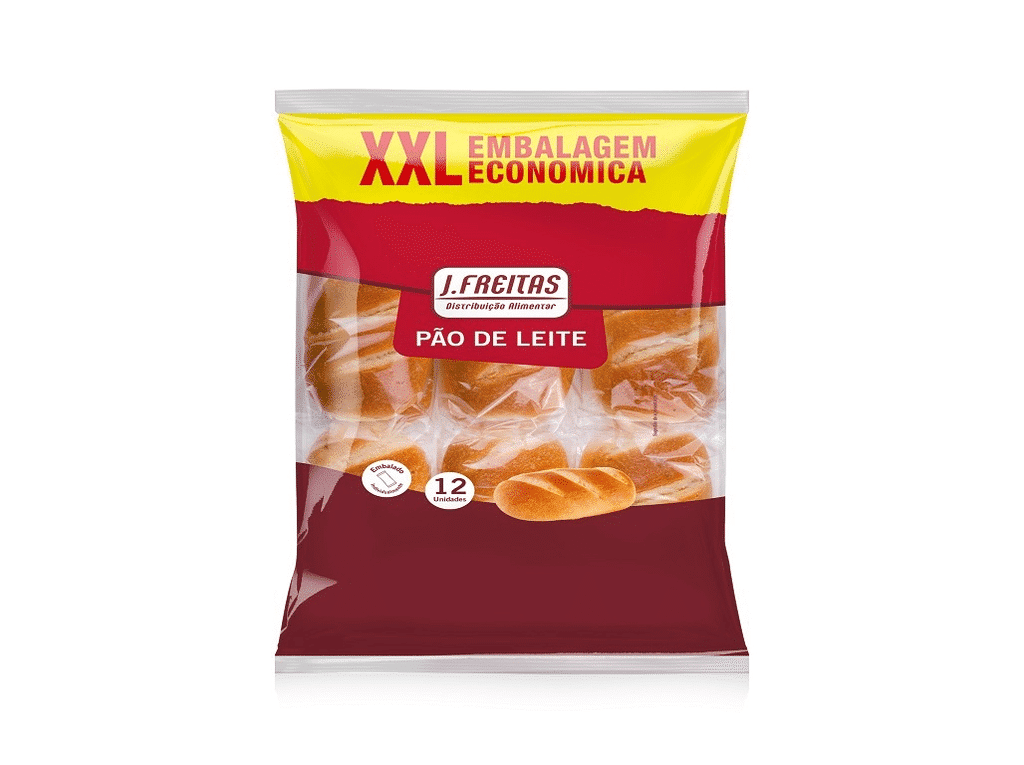 Pão De Leite Xxl 12 Uni 420 Grs - J FREITAS