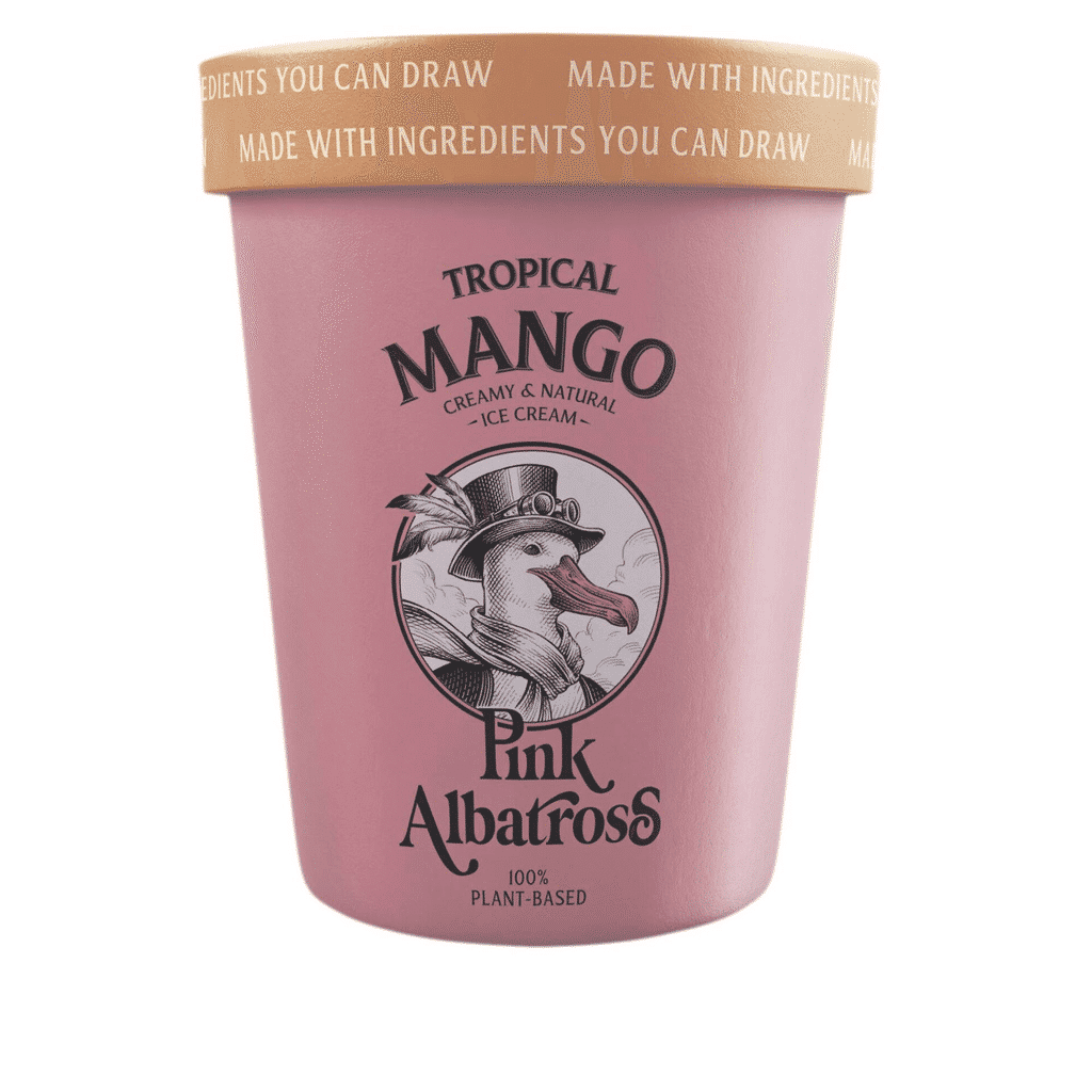 Gelado Tropical Manga Vegan sem Glúten - PINK ALBATROSS