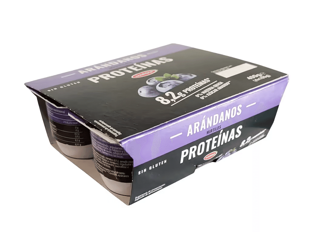 Queijo Batido+proteína Mirtilos 4x100g - MARGUI