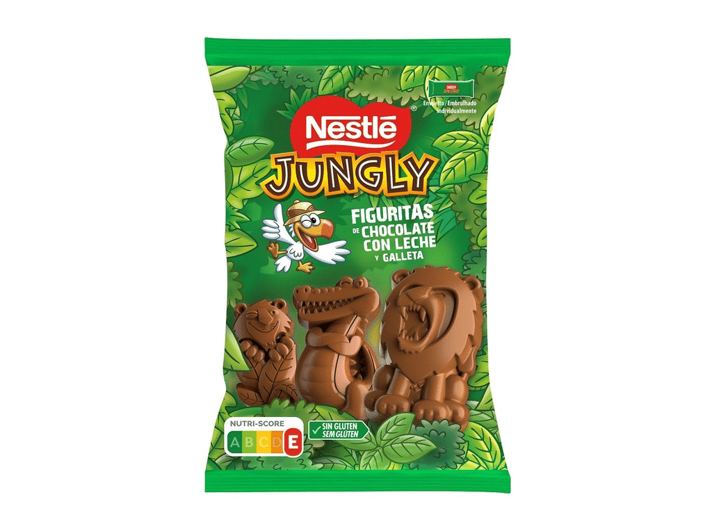 Chocolate Jungly Figuras 124g - NESTLÉ
