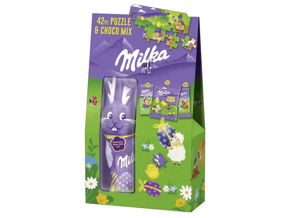 Chocolates Sortidos + Puzzle 124 G - MILKA