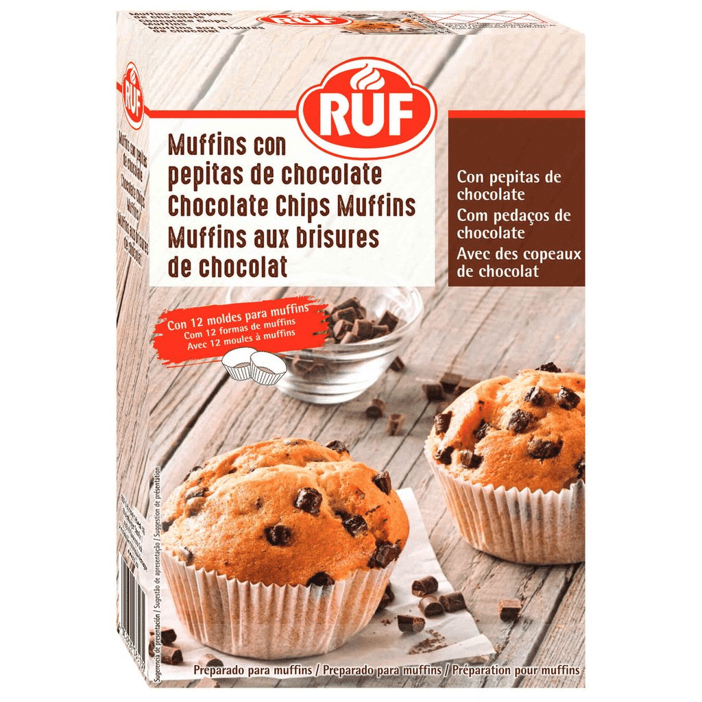 Preparado para Bolo Muffins com Pepitas - RUF