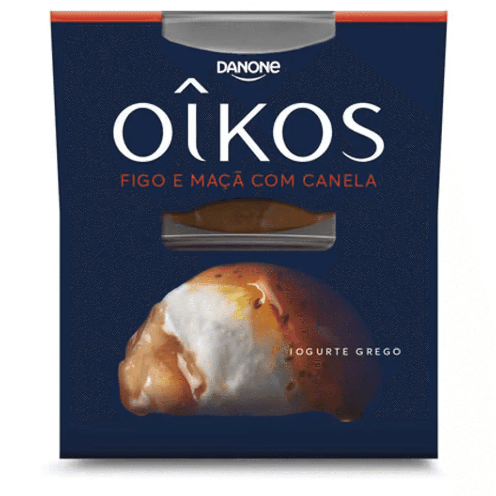 Iogurte Grego Oikos Figo, Maçã e Canela - DANONE