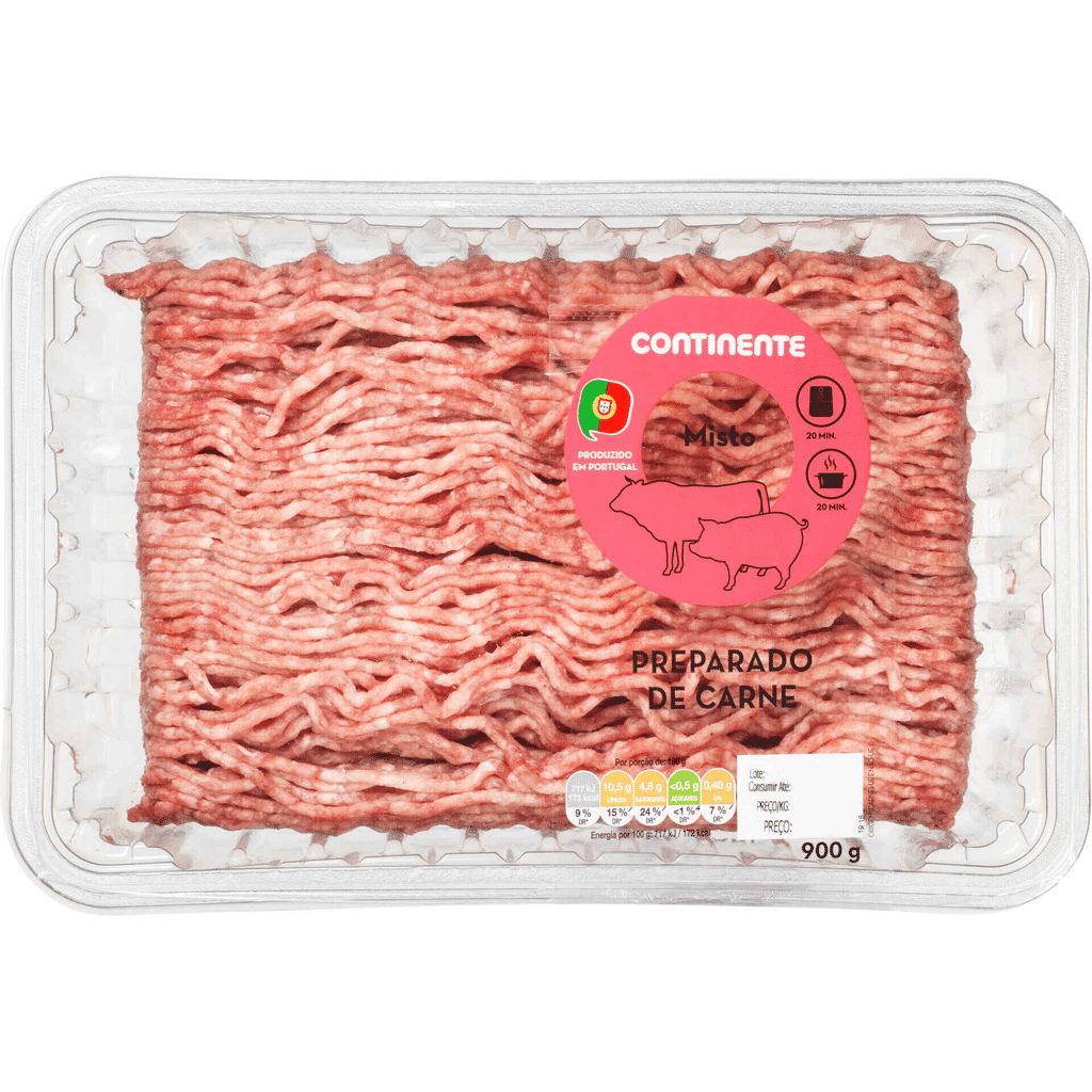 Preparado de Carne Picada Mista - CONTINENTE