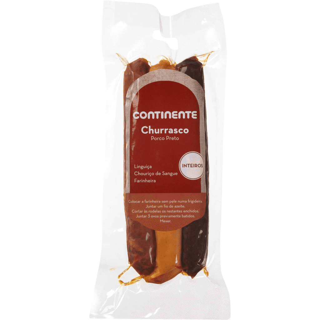 Misto de Enchidos de Porco Preto para Churrasco - CONTINENTE