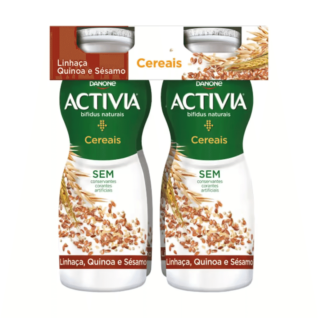 Iogurte Líquido Bifidus Probióticos Linhaça, Quinoa e Sésamo Activia - DANONE