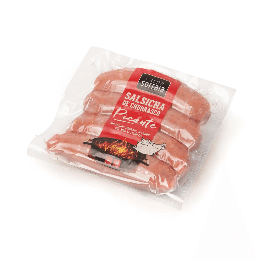 Salsicha p / Churrasco Picante - CARNE SORRAIA