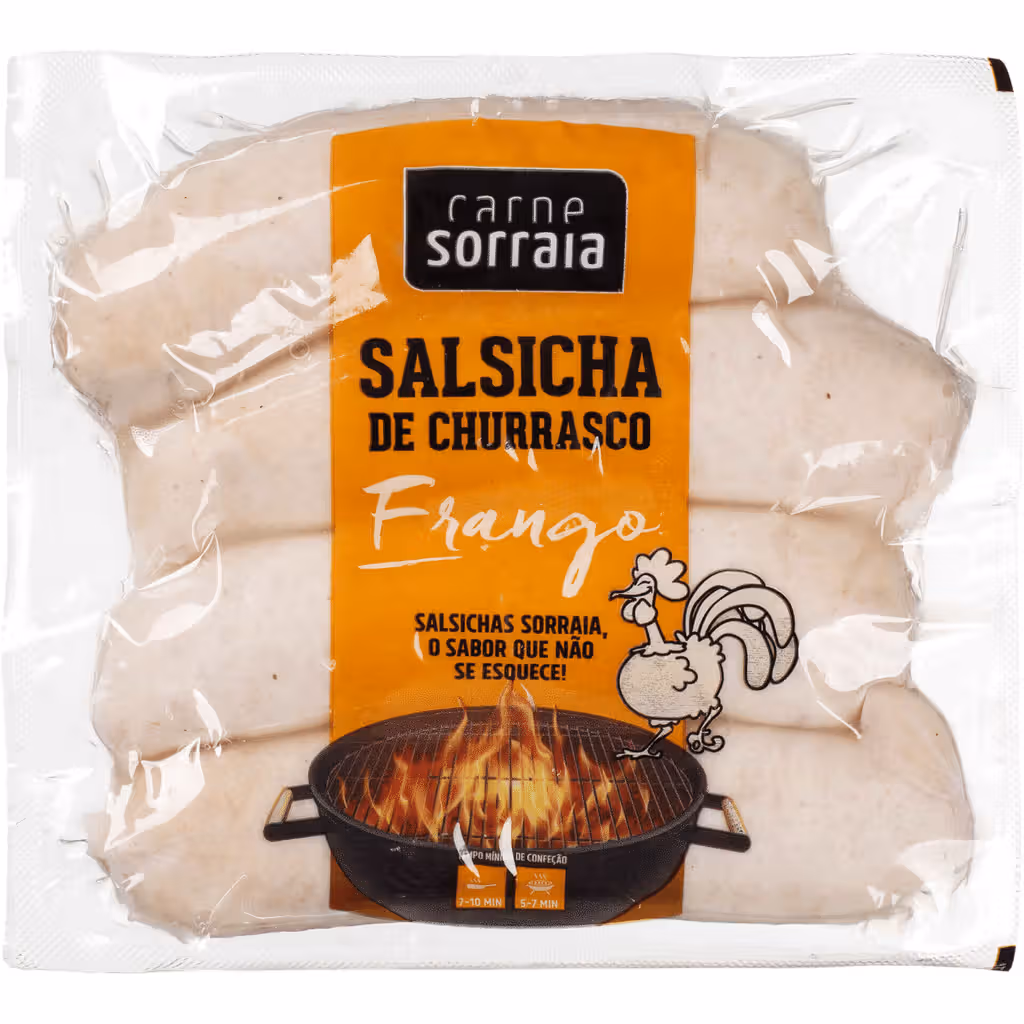 Salsichas de Frango de Churrasco - CARNE SORRAIA