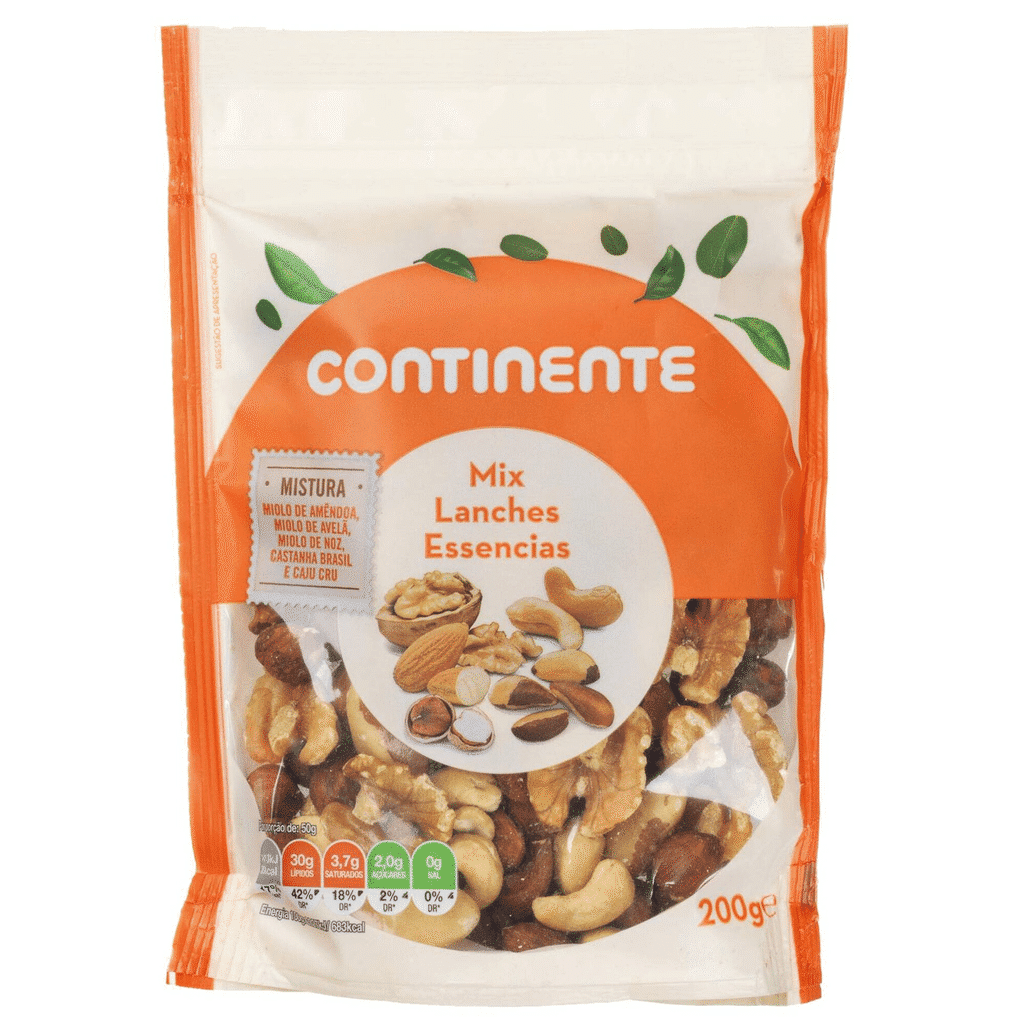 Mix Frutos Secos Lanches Essenciais - CONTINENTE