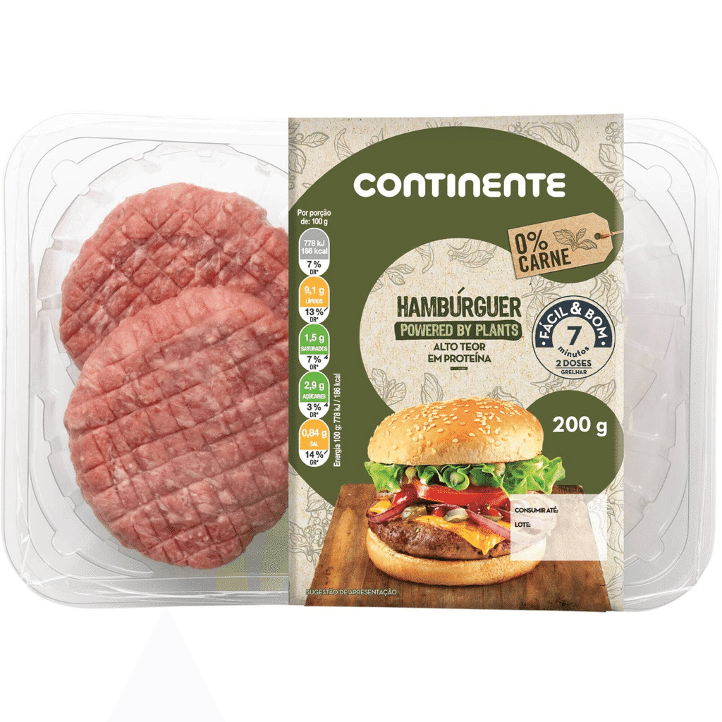 Hambúrguer Powered By Plants - CONTINENTE