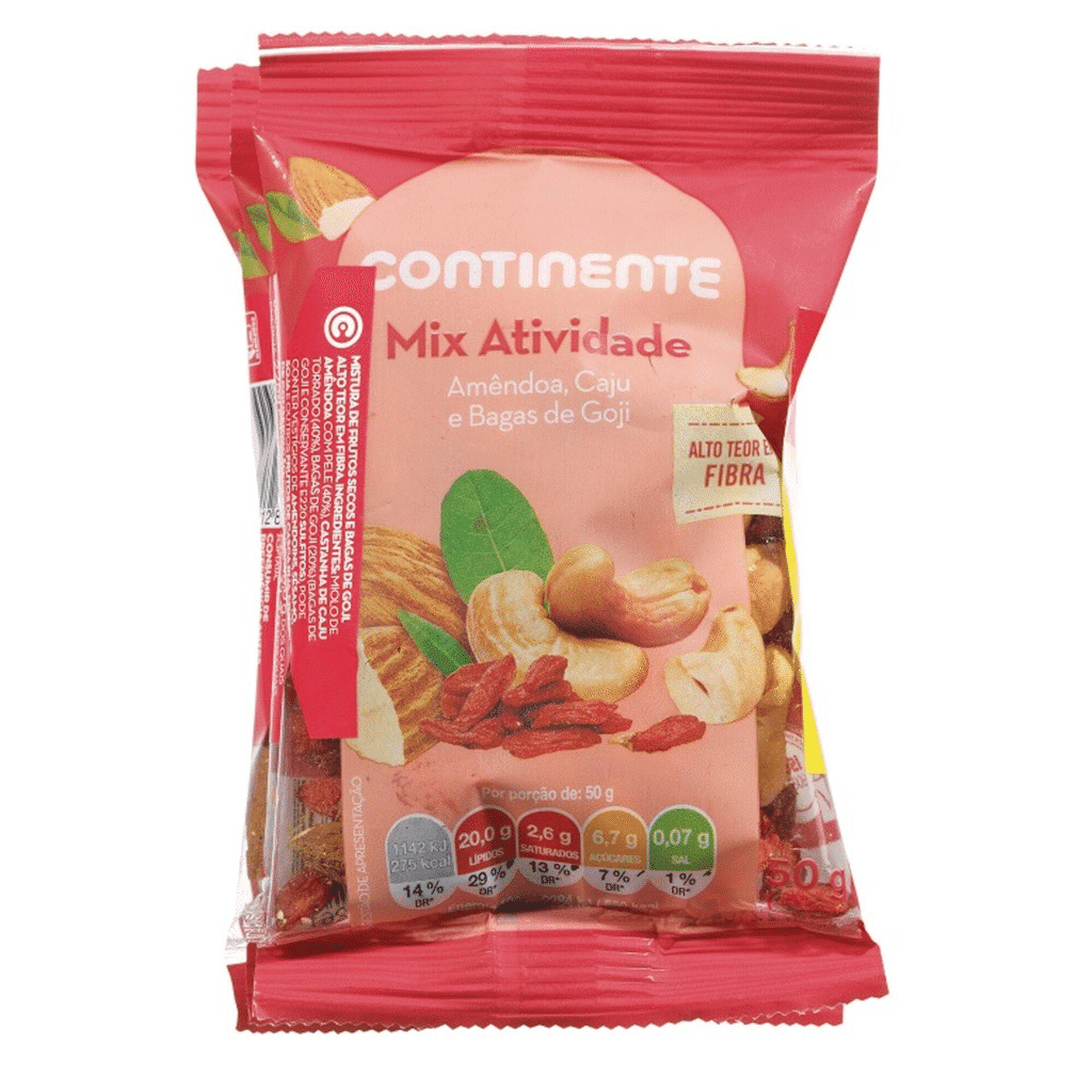 Mix Frutos Secos Atividade Pack Poupança - CONTINENTE