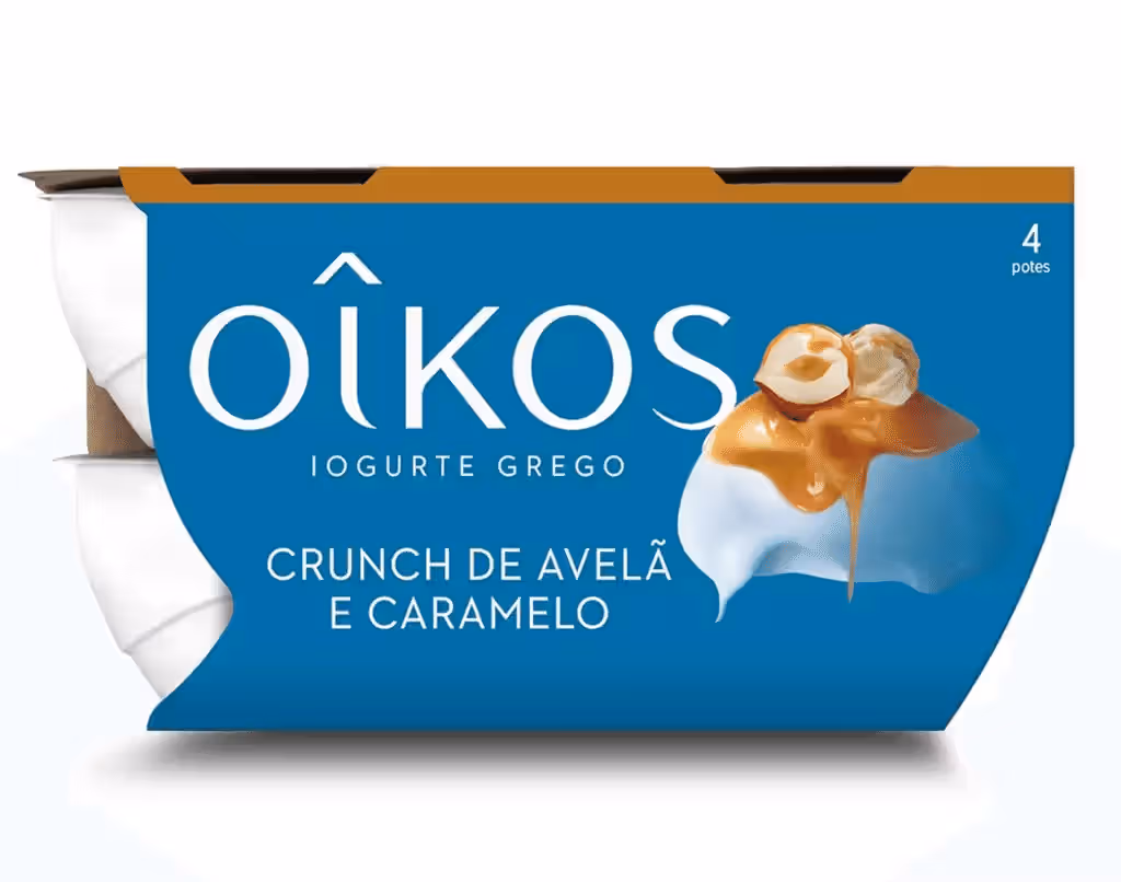 Iogurte Grego Oikos Avelã e Caramelo - DANONE
