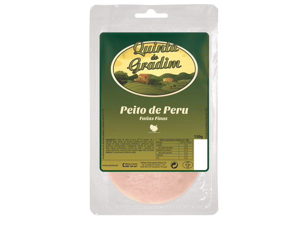 Fiambre De Peru Fatias Finas 150 G - QUINTA GRADIM