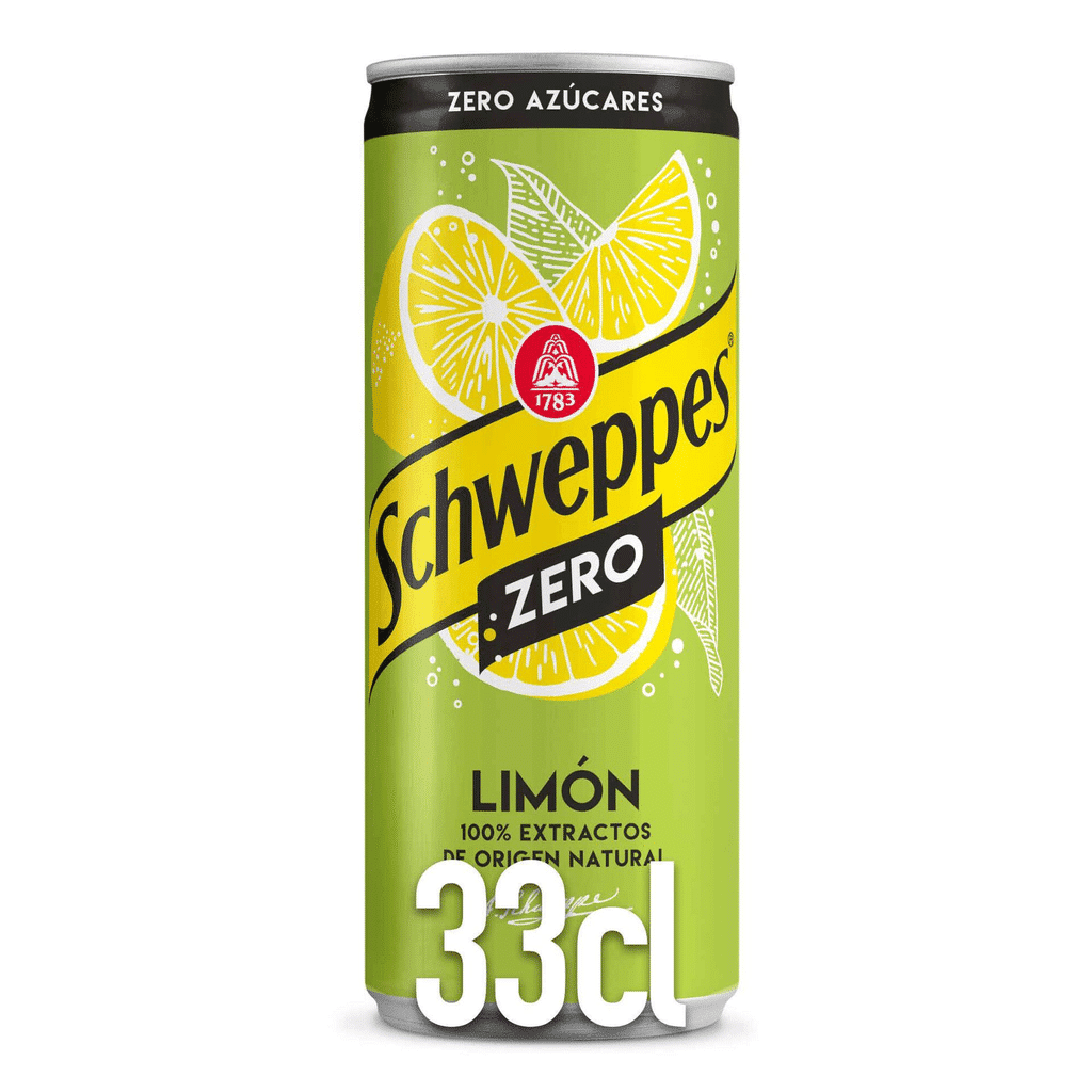 Refrigerante em Lata com Gás Limão Zero - SCHWEPPES