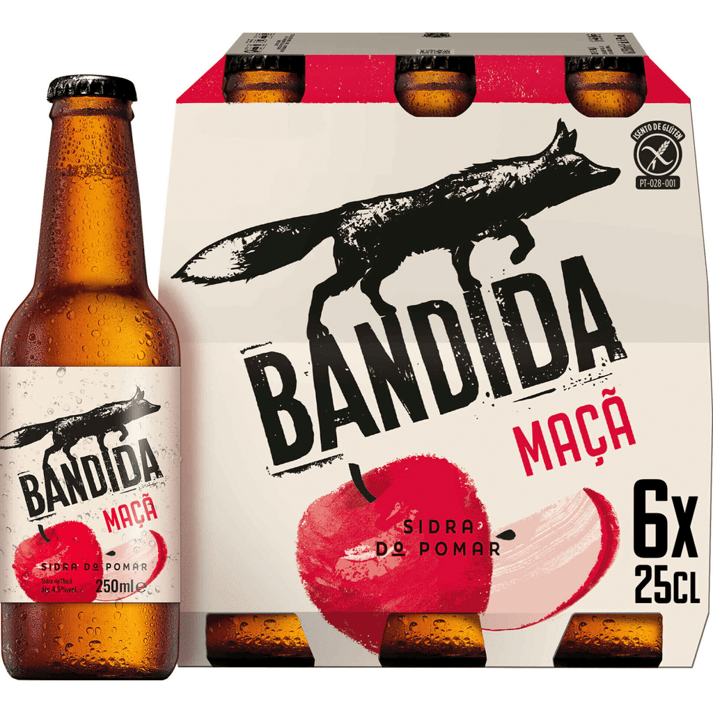 Sidra com Álcool Maçã - BANDIDA