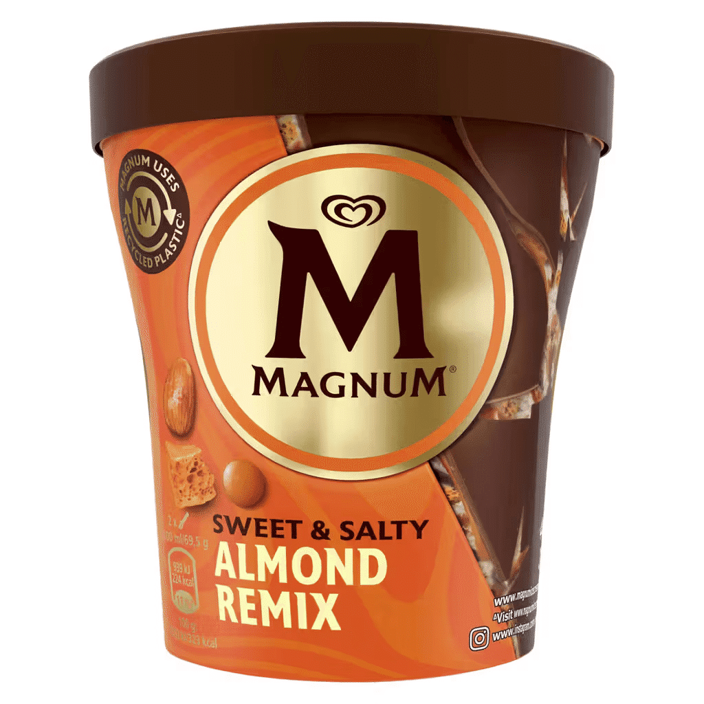 Gelado Sweet & Salty Amêndoas Remix - MAGNUM