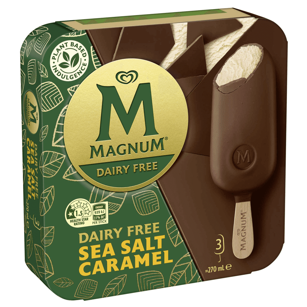 Gelado Caramelo Salgado Vegan sem Lactose - MAGNUM