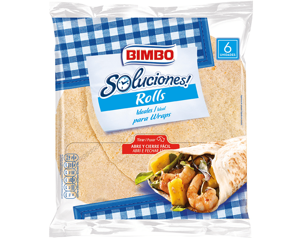 Pão Roll's Bases Redondas 6un 250g - BIMBO