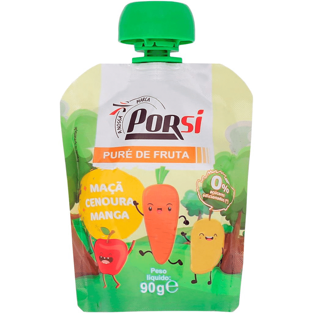 Saqueta puré de fruta - PORSI