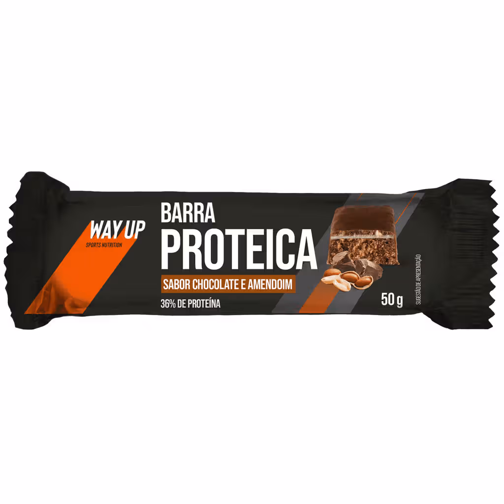 Barra Proteína Chocolate e Amendoim - WAY UP