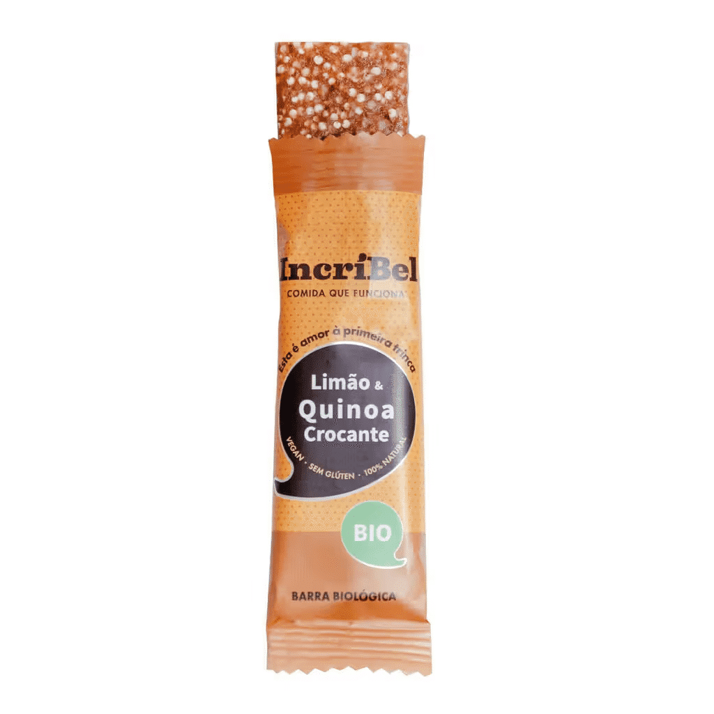 Barra de Limão e Quinoa Crocante - INCRÍBEL