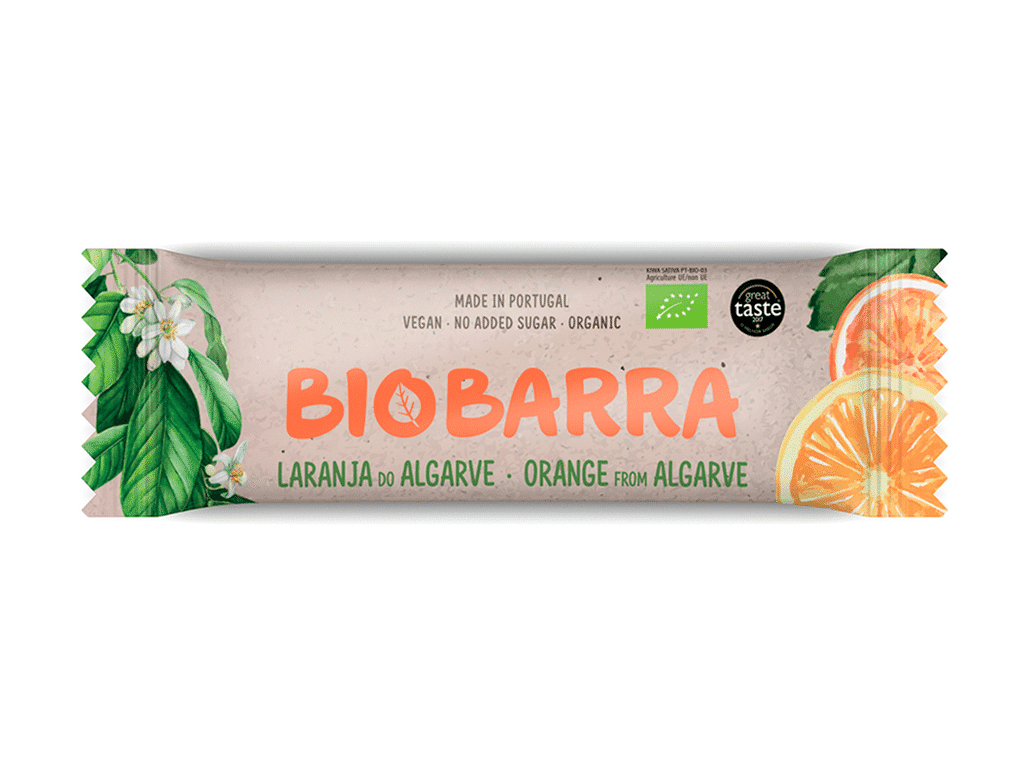 Barra Energética Sem Glúten Laranja Bio 30g - BIOBARRA