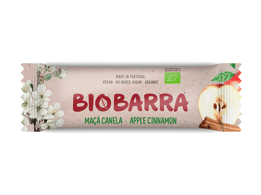 Barra Energética Sem Gluten Maçã E Canela 30g - BIOBARRA