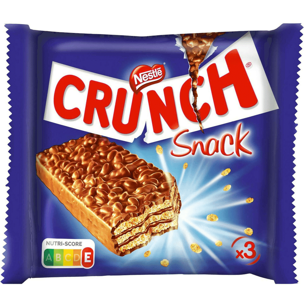 Snack de Chocolate Leite Multipack - CRUNCH