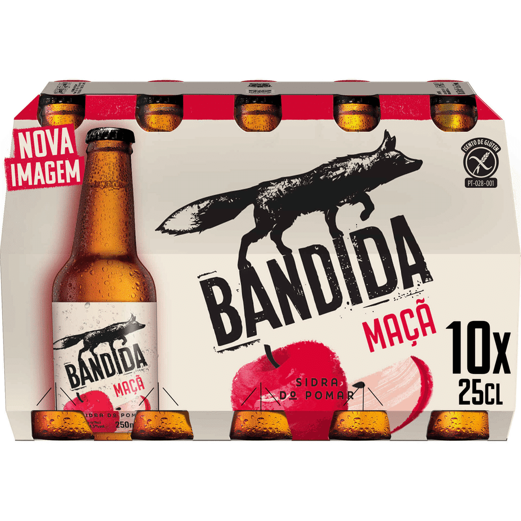 Sidra com Álcool Maçã - BANDIDA