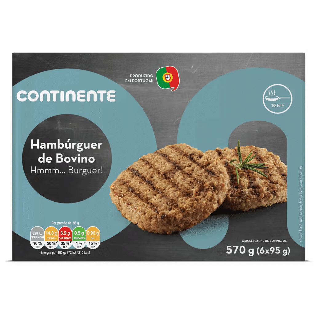 Hambúrguer de Bovino - CONTINENTE