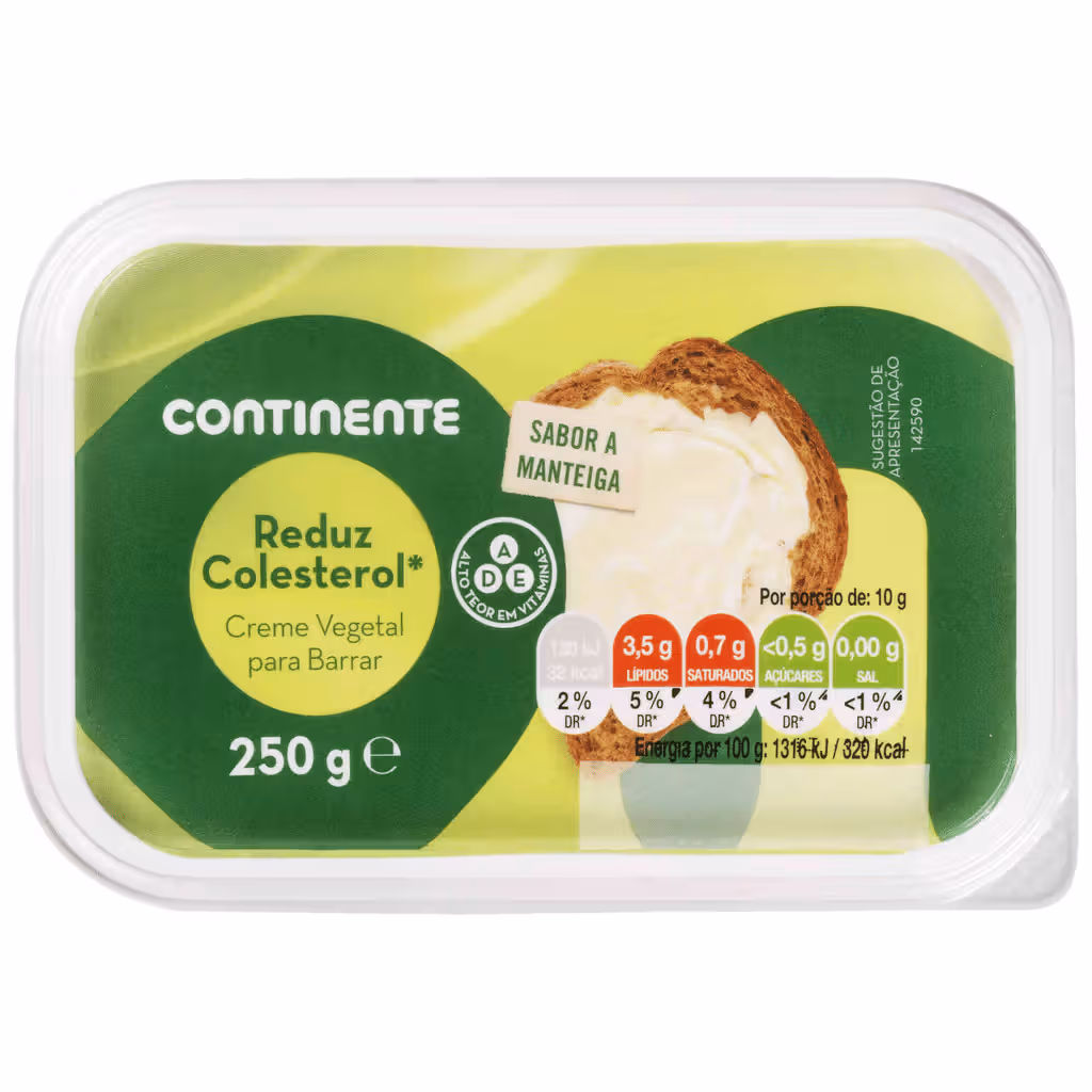 Creme Vegetal para Barrar Reduz Colesterol - CONTINENTE